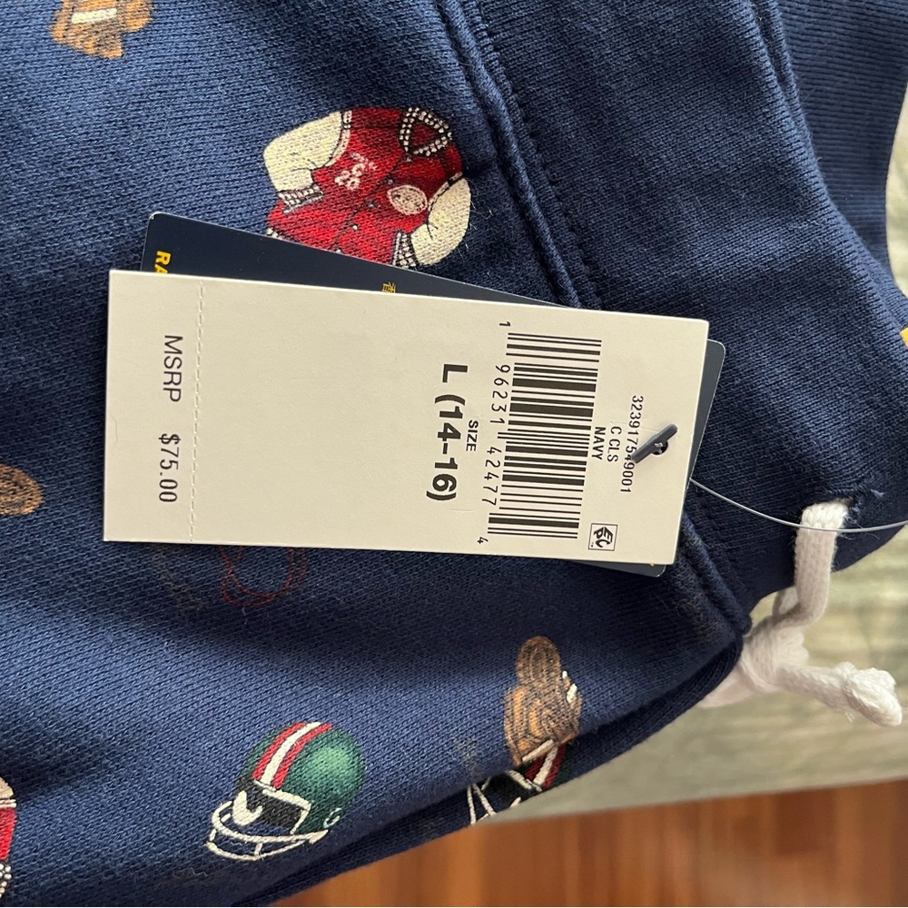 Very cute football sweatpants